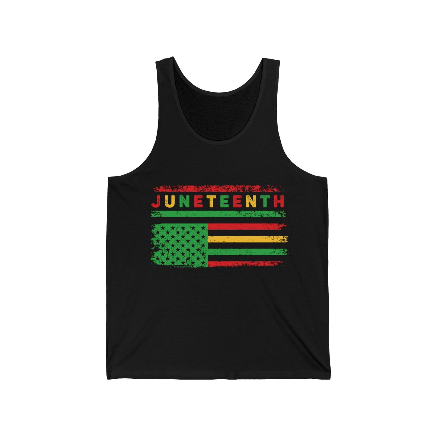 Juneteenth Flag Tank Top Unisex Version 1