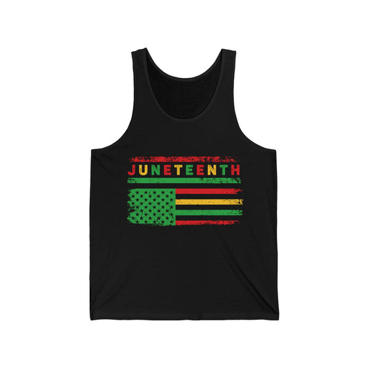 Juneteenth Flag Tank Top Unisex Version 1