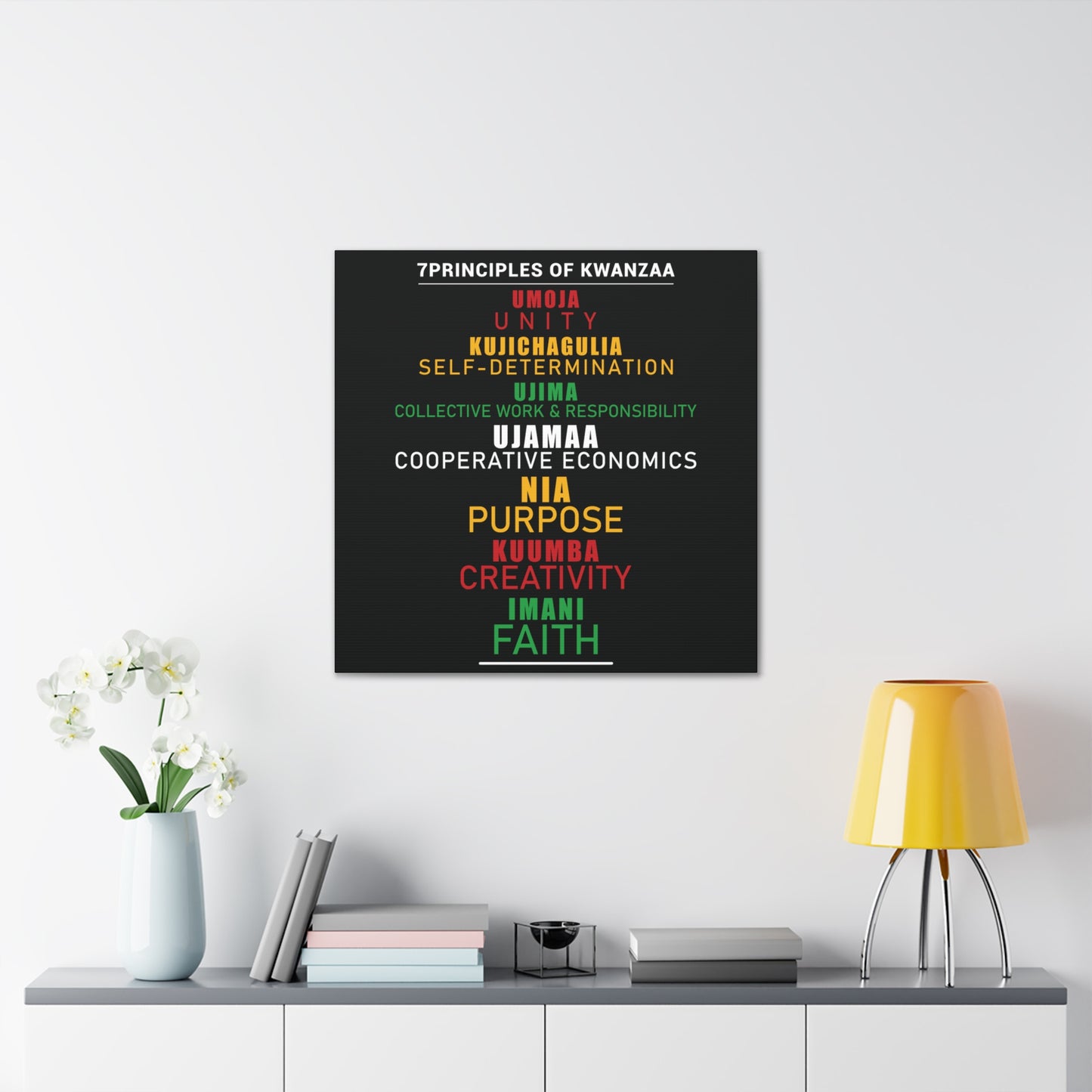 Kwanza Principles | Canvas Gallery Wrap