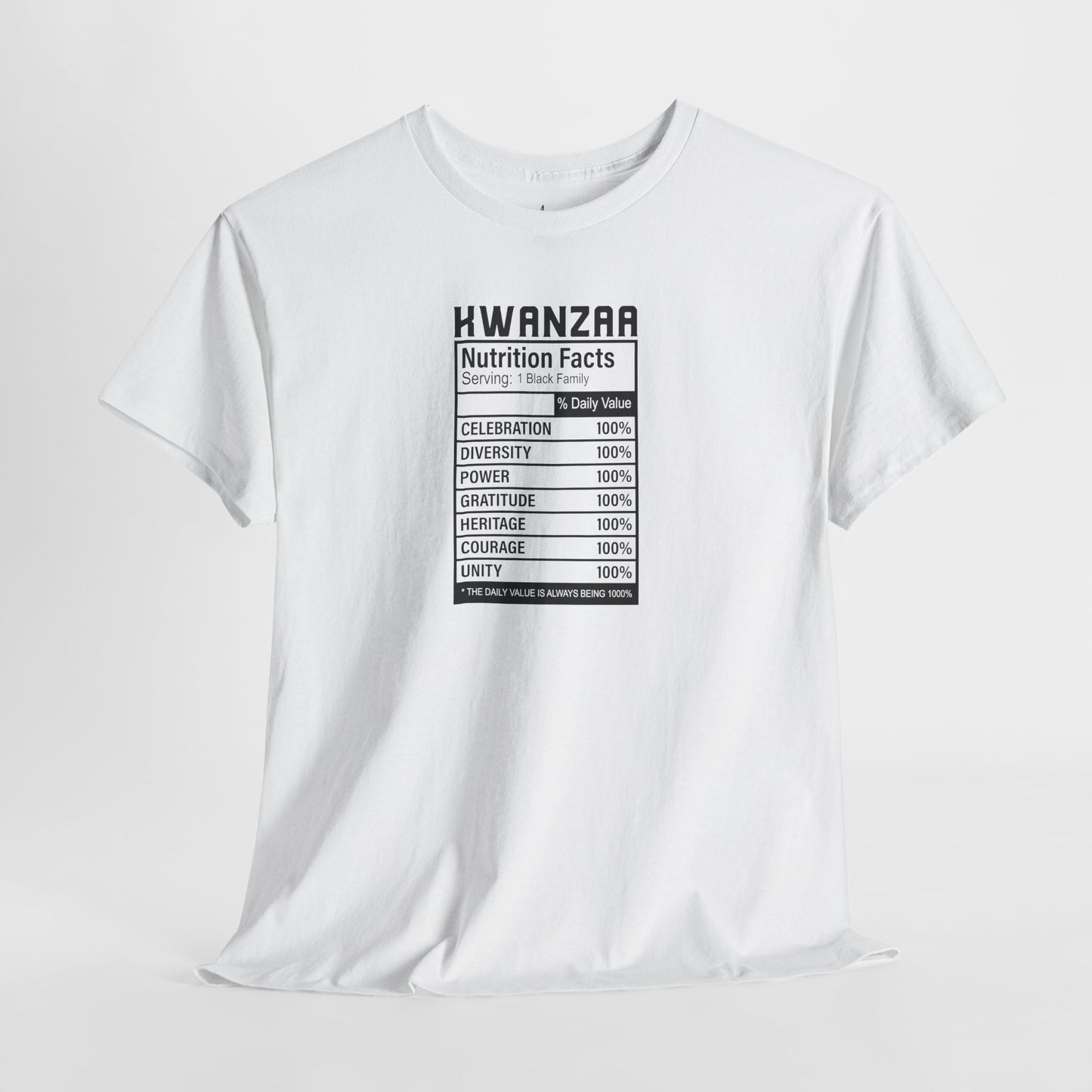 Kwanza Nutritional Facts | T-Shirt