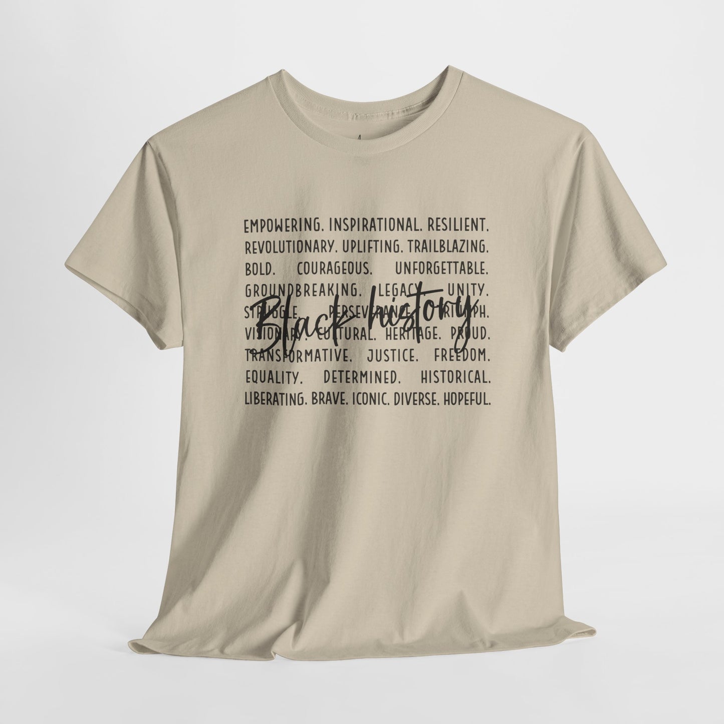 Black History - Empowerment | Black Font | T-Shirt