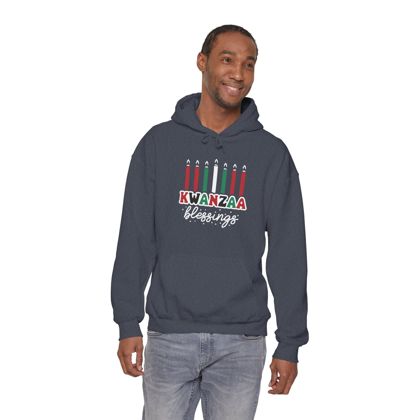 Kwanza Blessings | Version 1|Hooded Sweatshirt