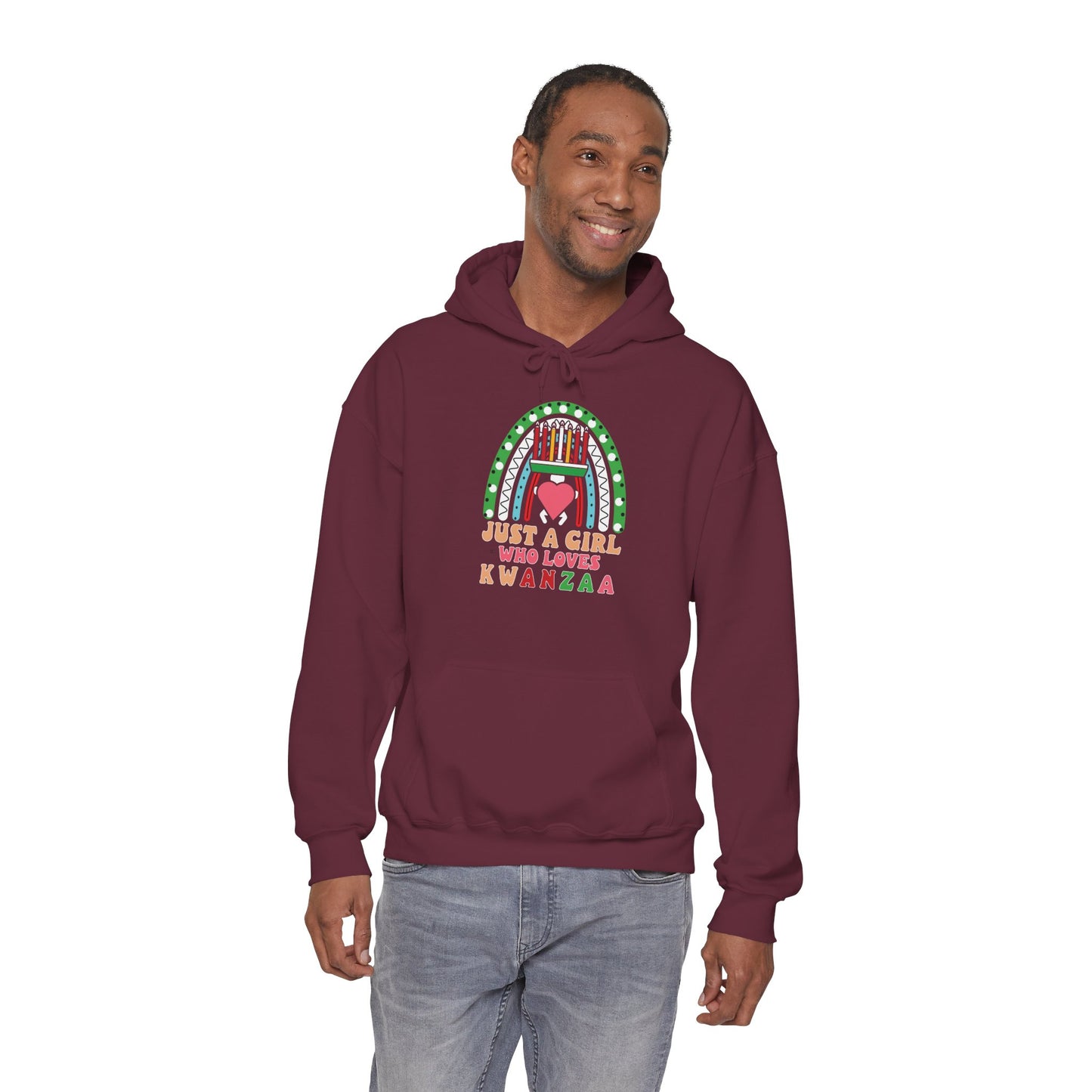 Just A Girl Who Loves Kwanza | Version 1| Hooded Sweatshirt