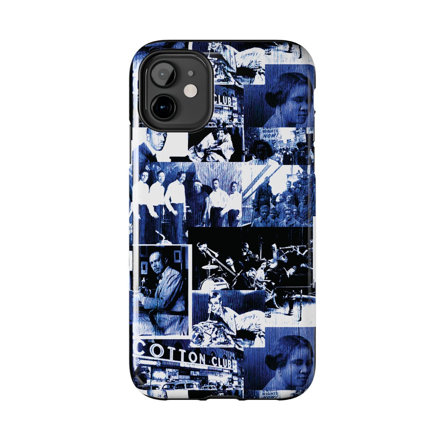 Black History 1920's Greatness (Blue) (Black Version) iIPhone Case