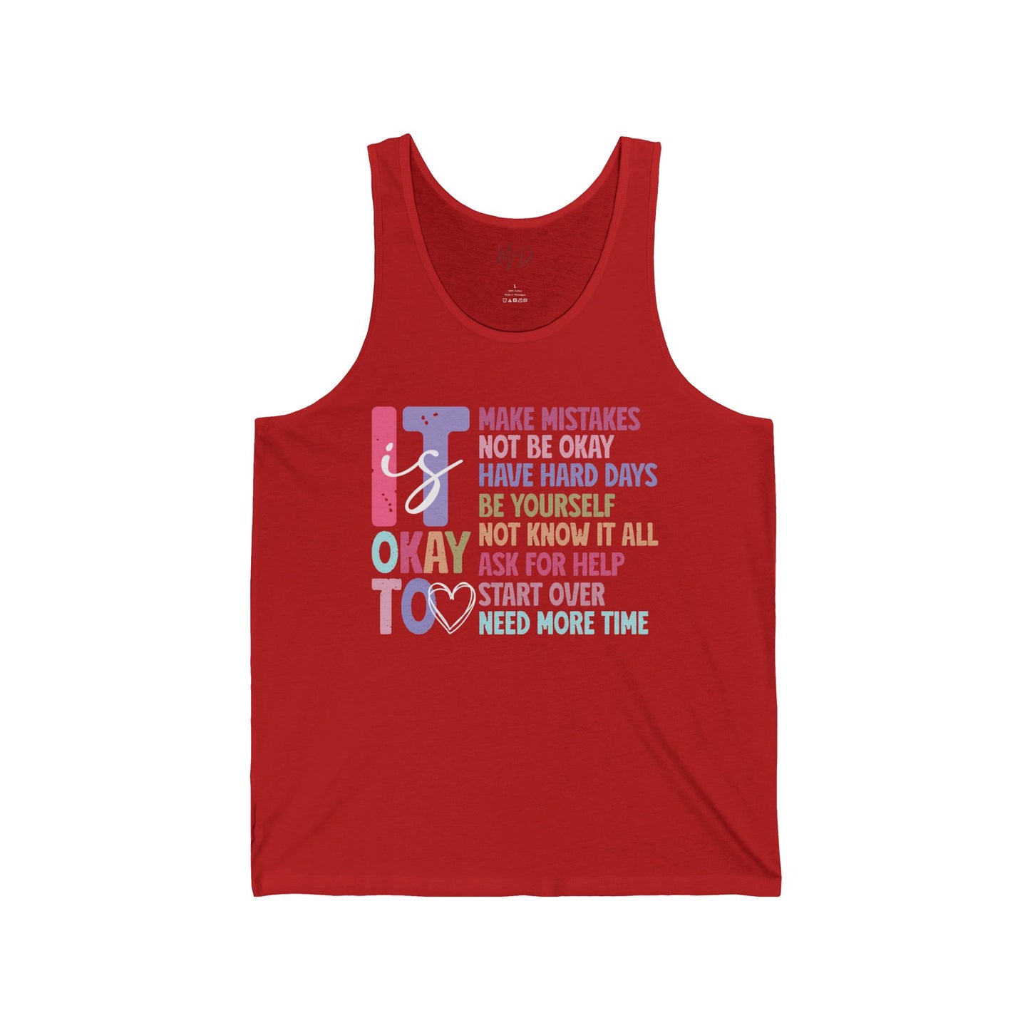 It Is Okay| Tank Top
