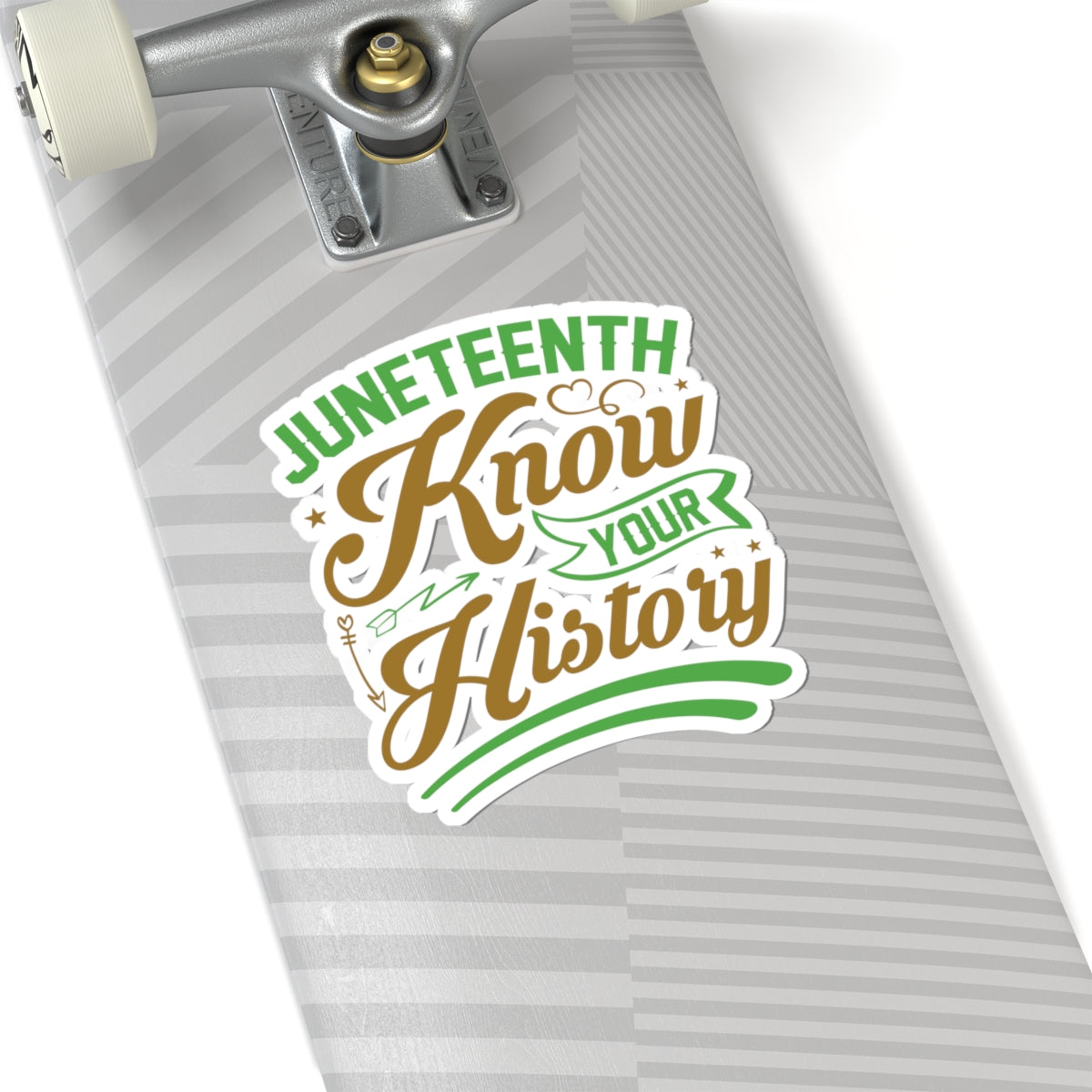 Juneteenth Know Your History | Kriss-Cut Stickers
