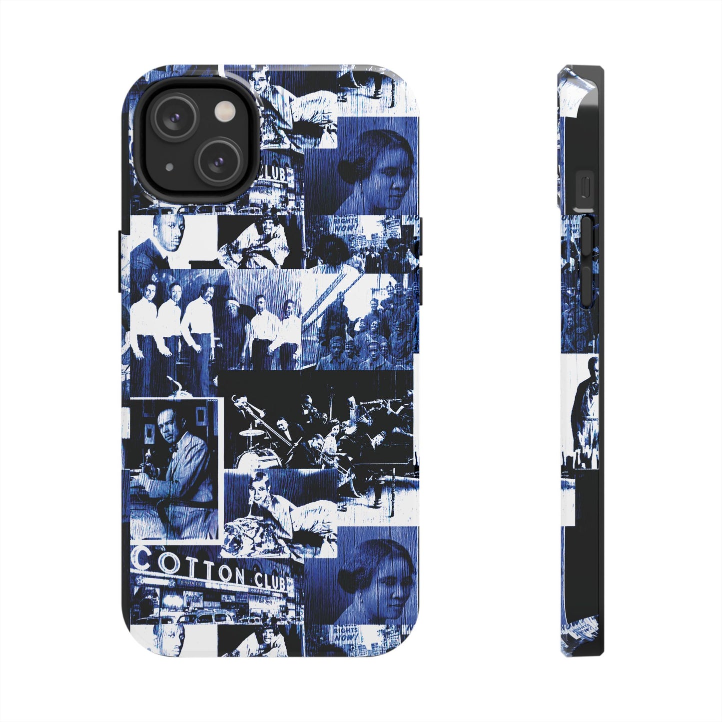 Black History 1920's Greatness (Blue) (Black Version) iIPhone Case