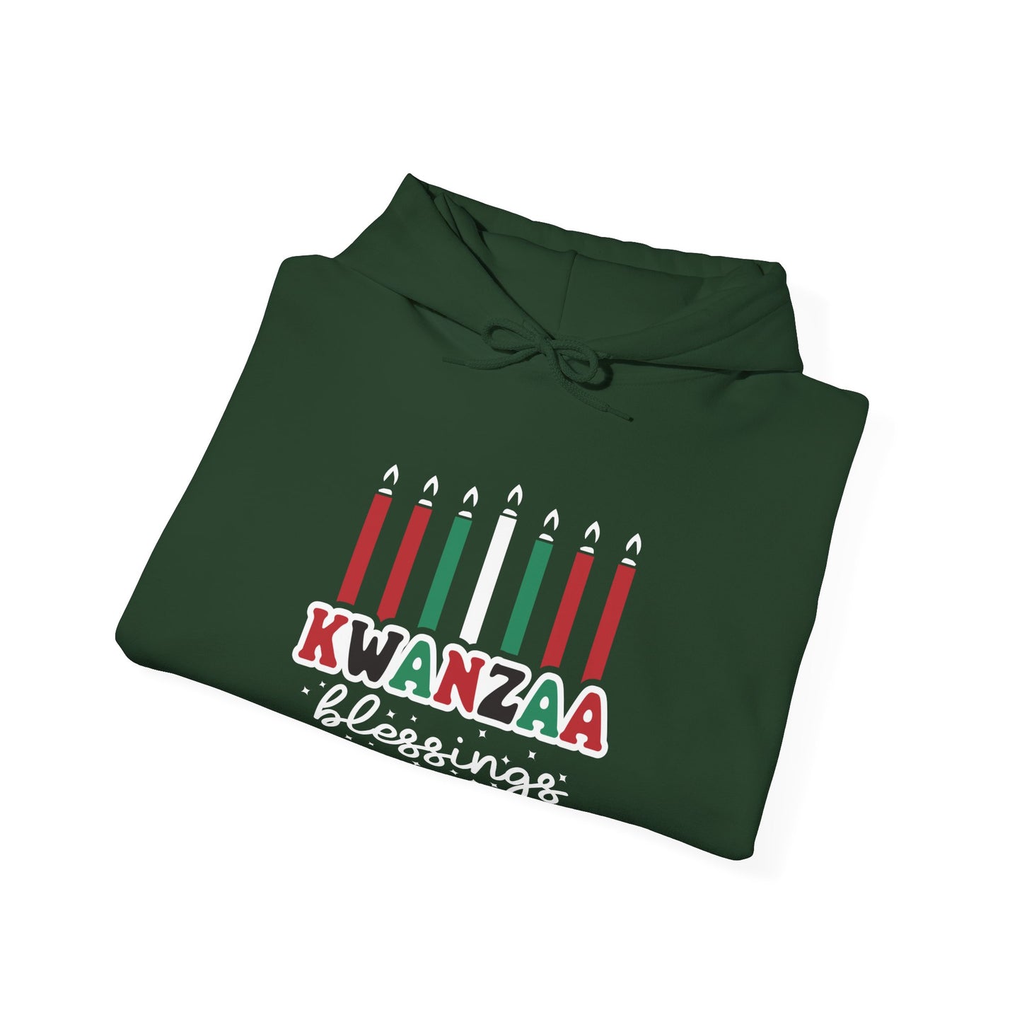 Kwanza Blessings | Version 1|Hooded Sweatshirt