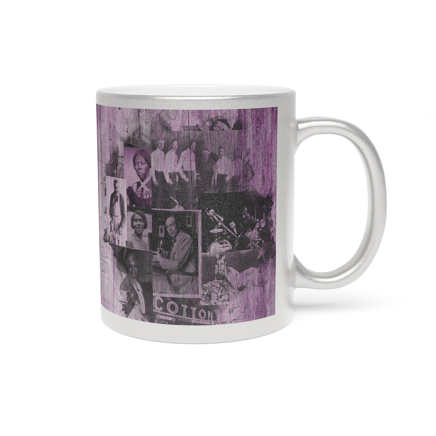 Black History Vintage Greatness (Purple) (Silver Metallic Version) |Coffee & Tea Mug | Full Print| 11 Oz