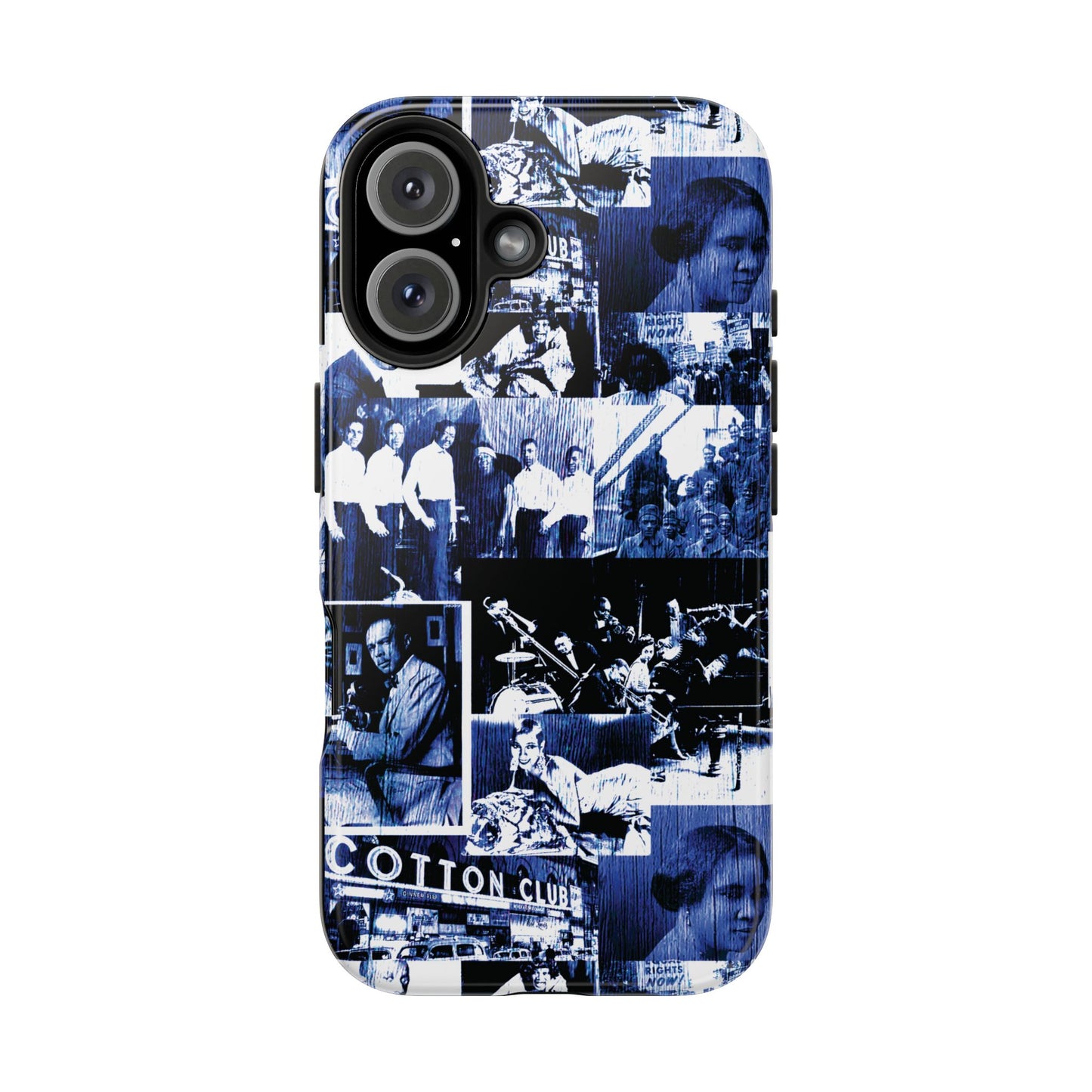 Black History 1920's Greatness (Blue) (Black Version) iIPhone Case