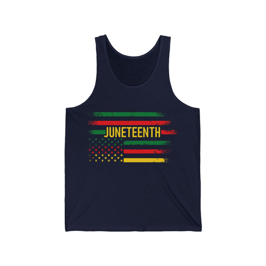 Juneteenth Flag Tank Top Unisex Version 2