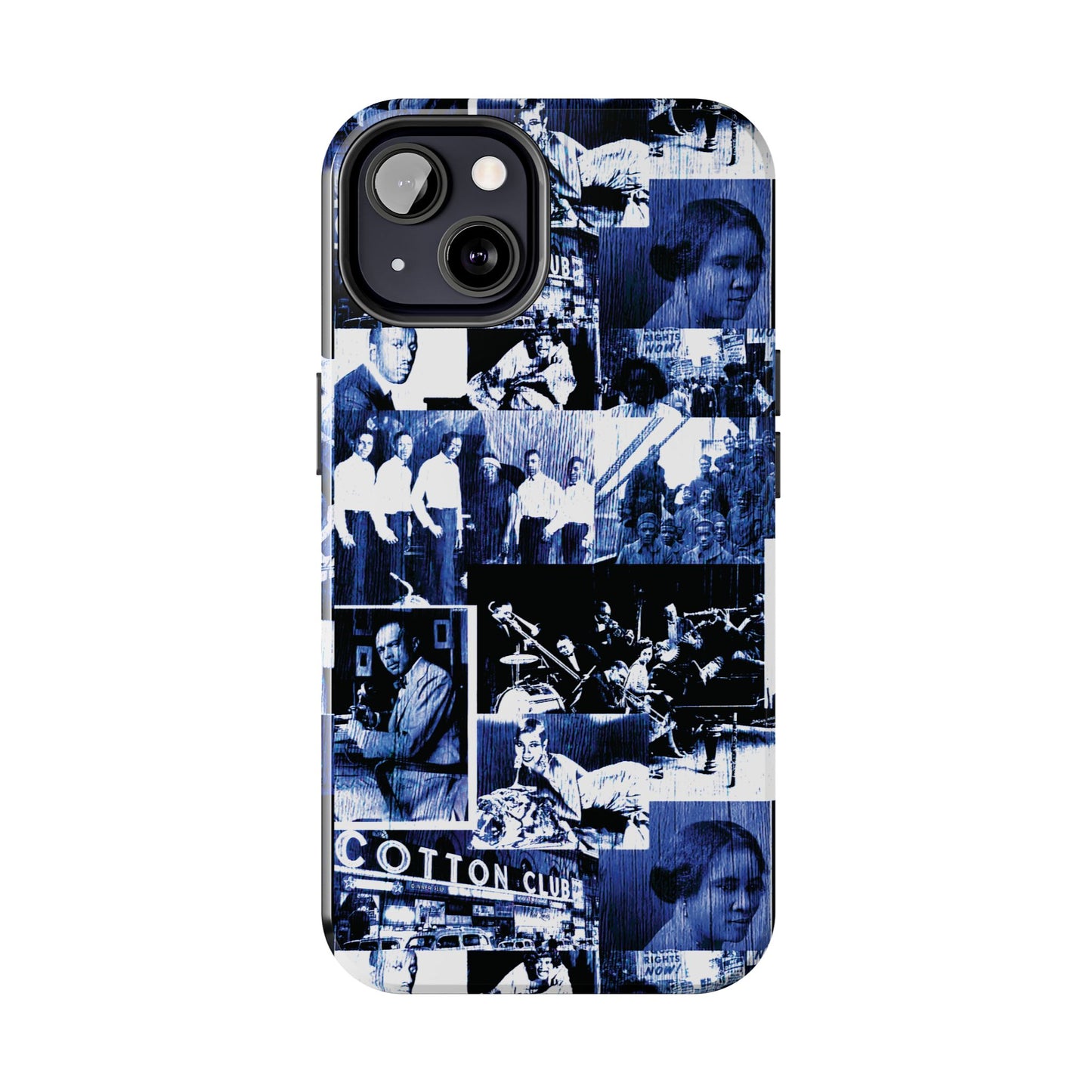 Black History 1920's Greatness (Blue) (Black Version) iIPhone Case