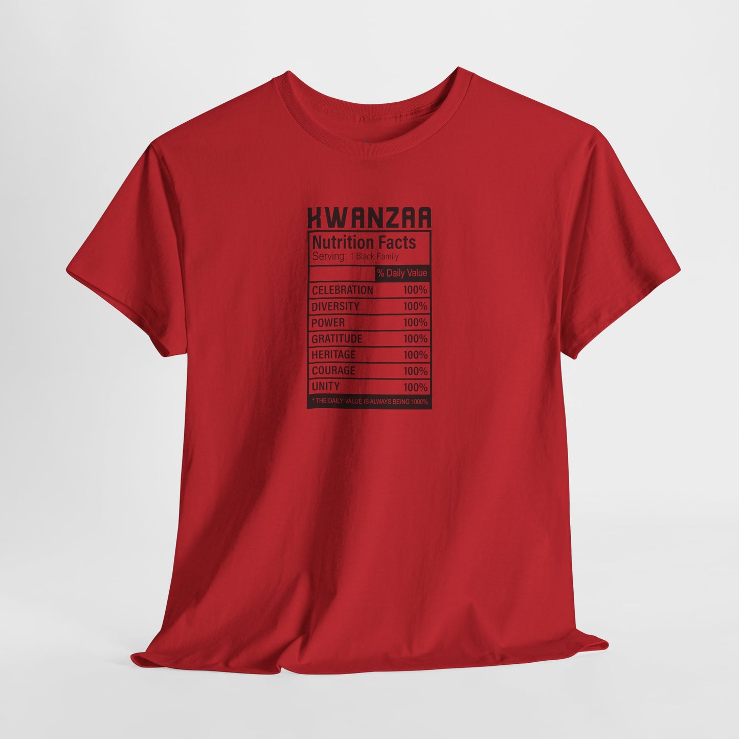 Kwanza Nutritional Facts | T-Shirt