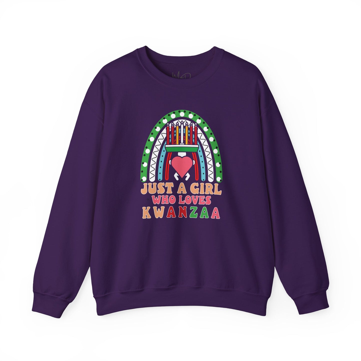 Just A Girl Who Loves Kwanza | Version 1| Crewneck Sweatshirt