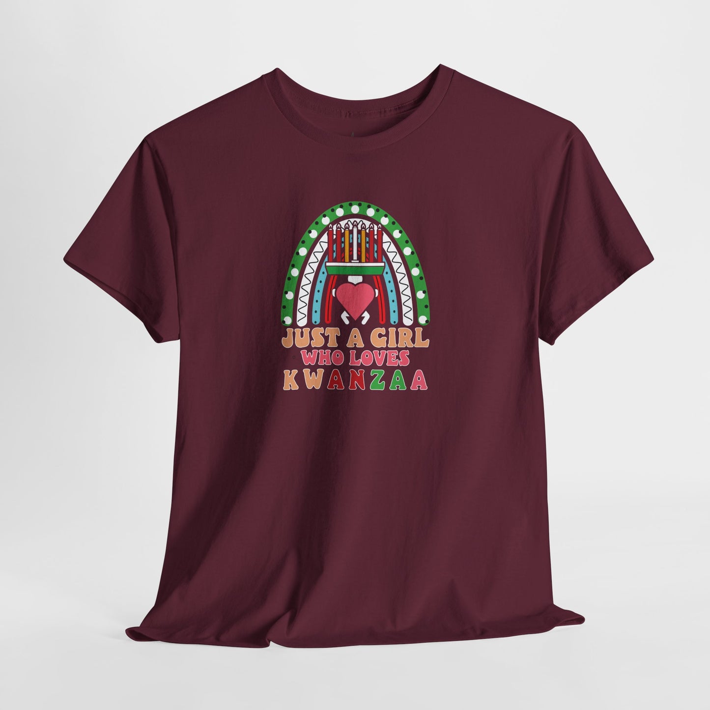 Just A Girl Who Loves Kwanza | Version 1| T-Shirt