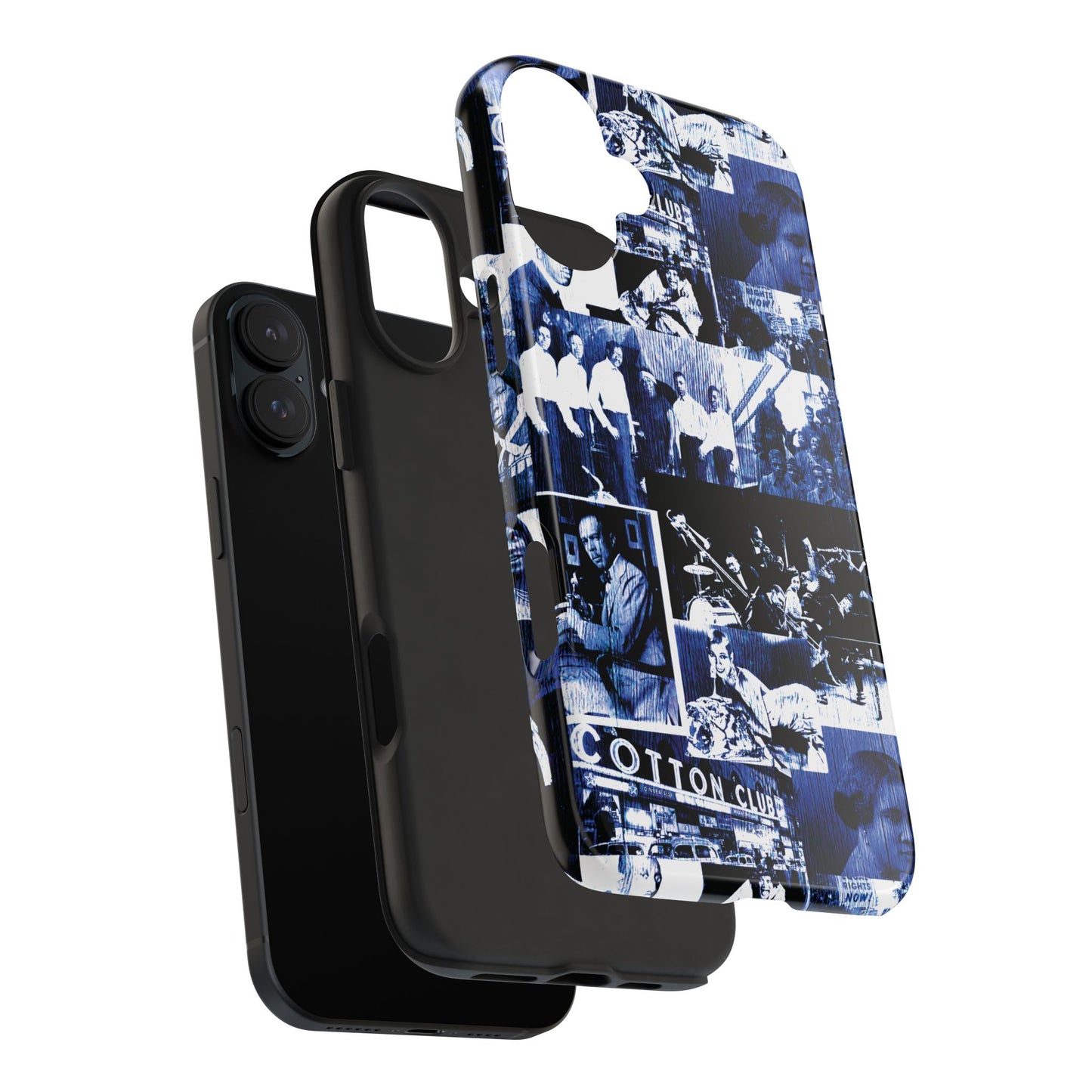 Black History 1920's Greatness (Blue) (Black Version) iIPhone Case