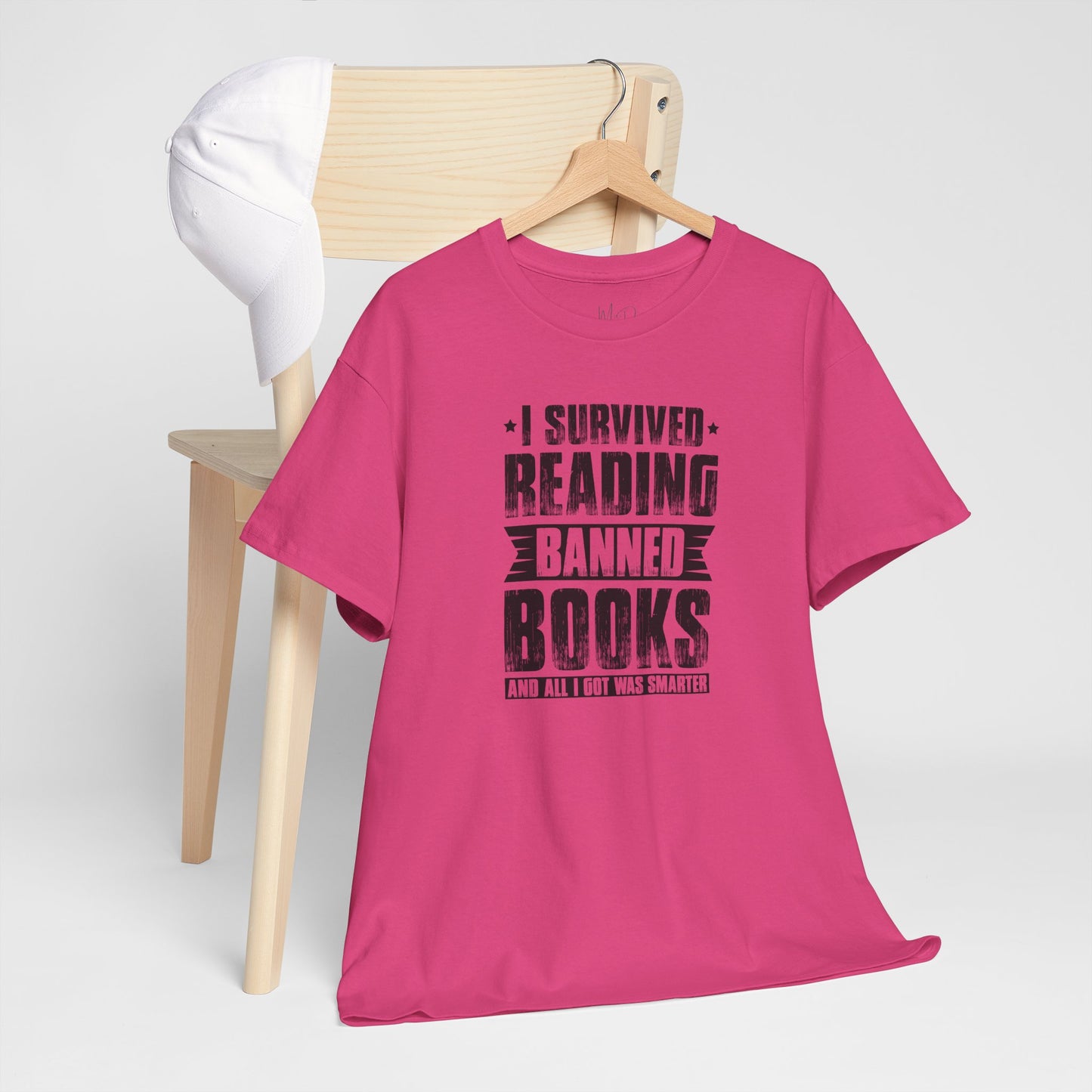 I Survived Reading Banned Books |T-Shirt| Black