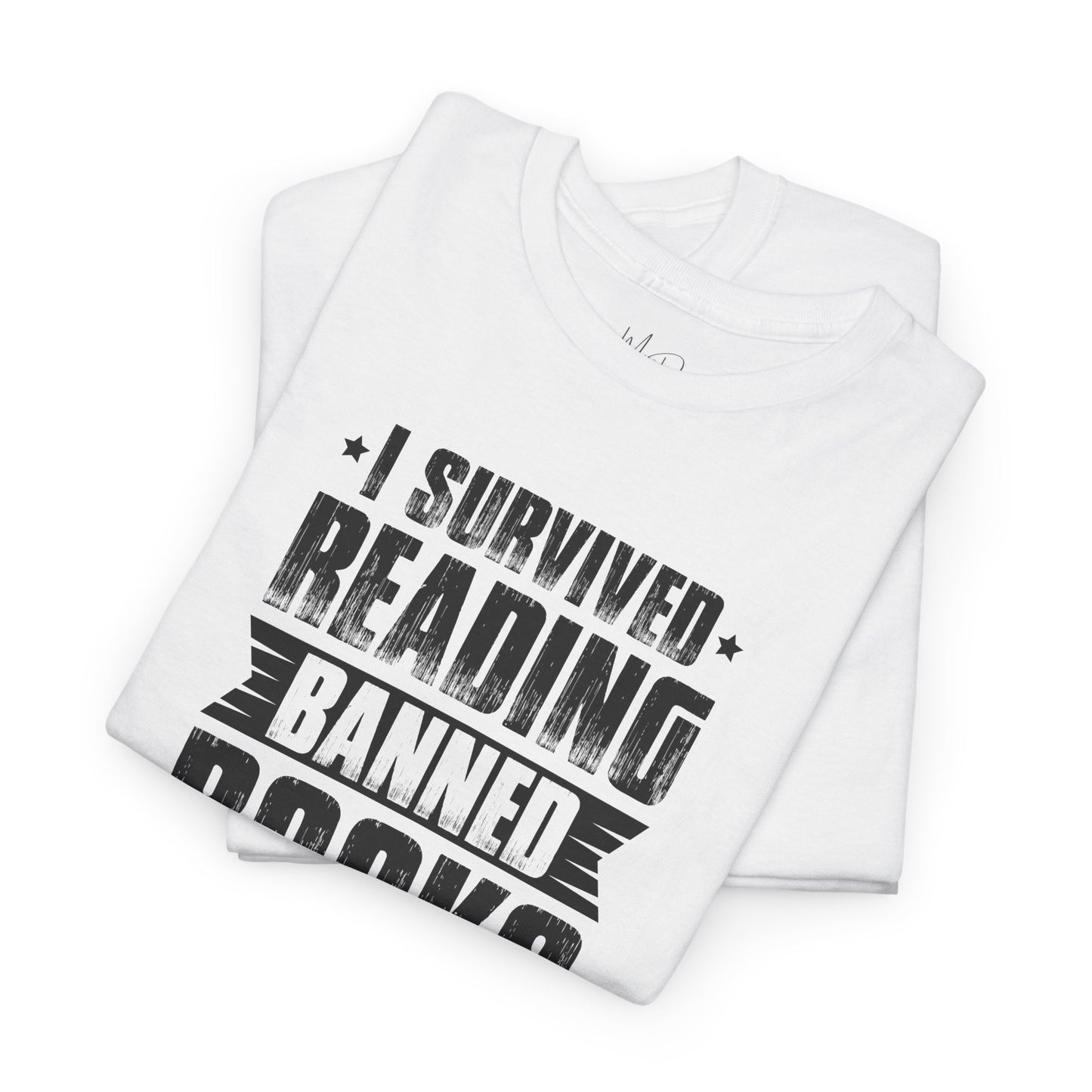 I Survived Reading Banned Books |T-Shirt| Black
