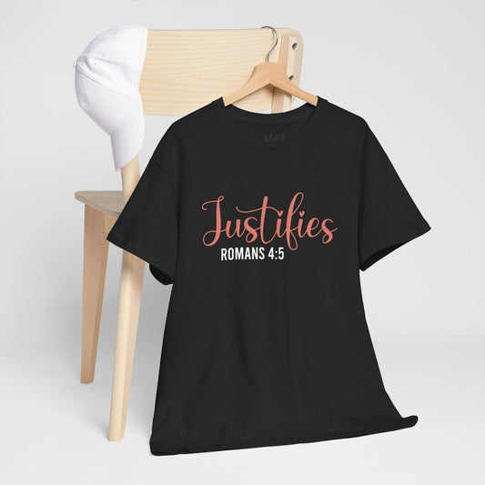 Justifies | T-Shirt