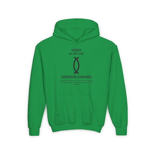 Ujamaa (Day 4) |Cooperative Economics | Youth Hooded Sweatshirt