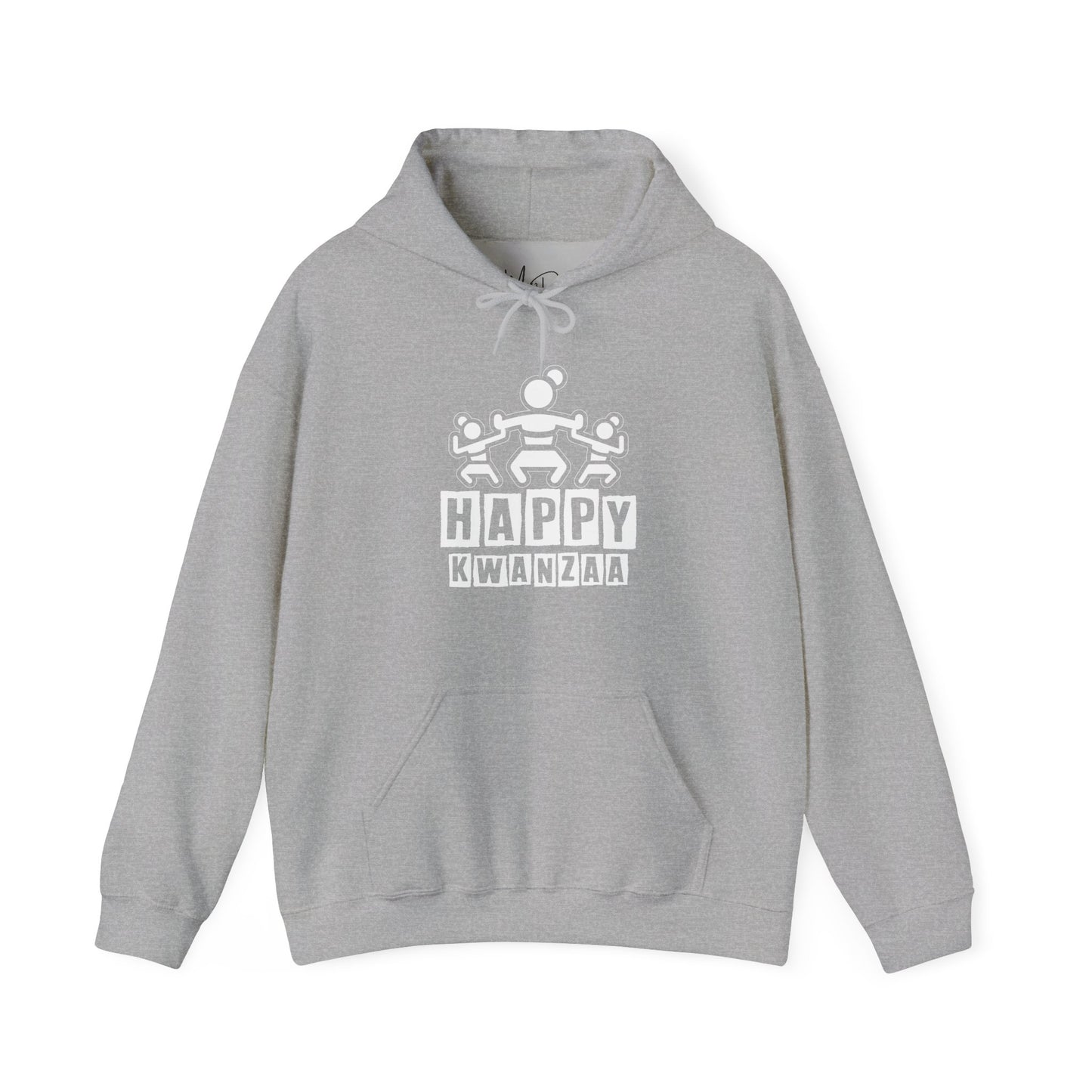 Happy Kwanza Squad | Version 1|White Font| Hooded Sweatshirt