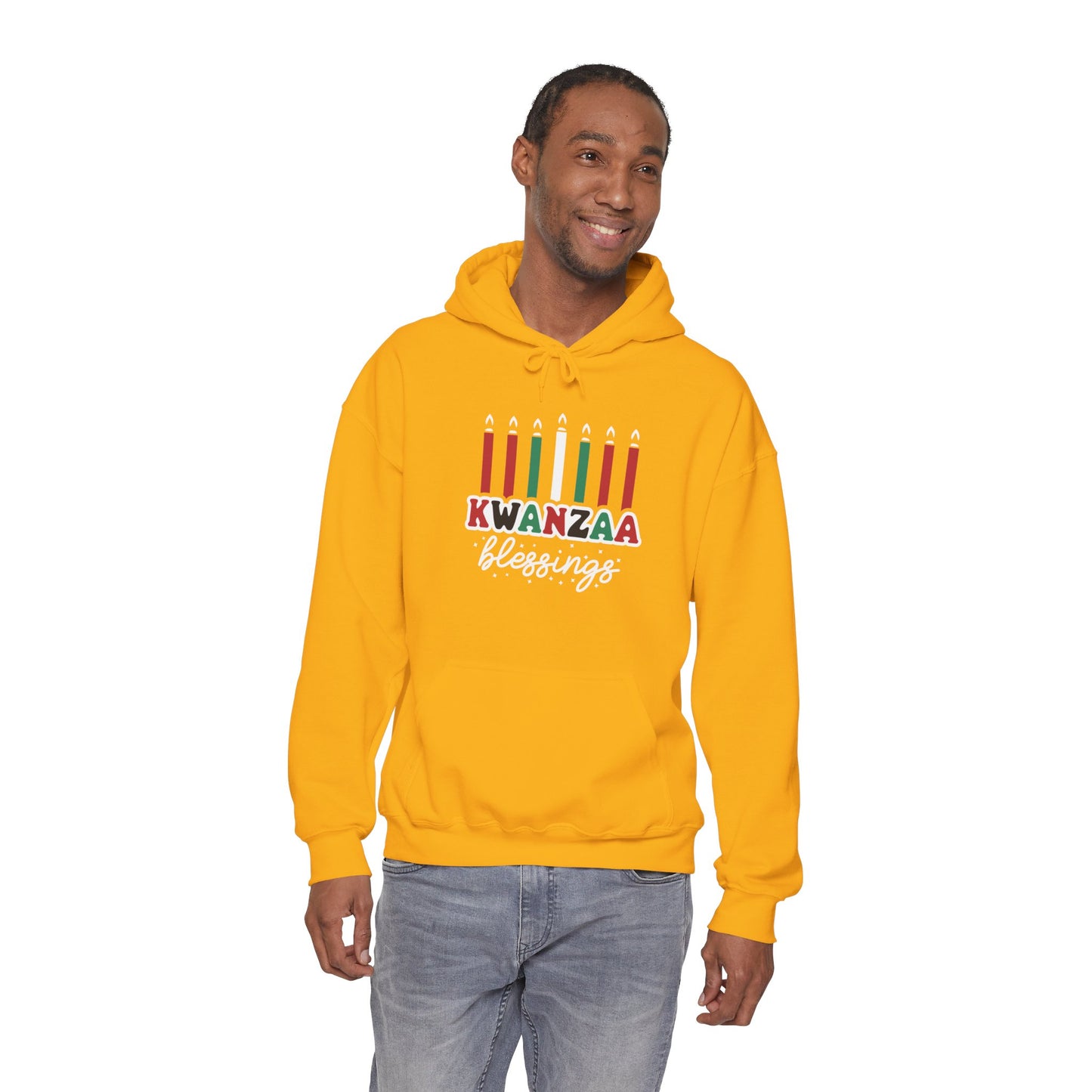 Kwanza Blessings | Version 1|Hooded Sweatshirt