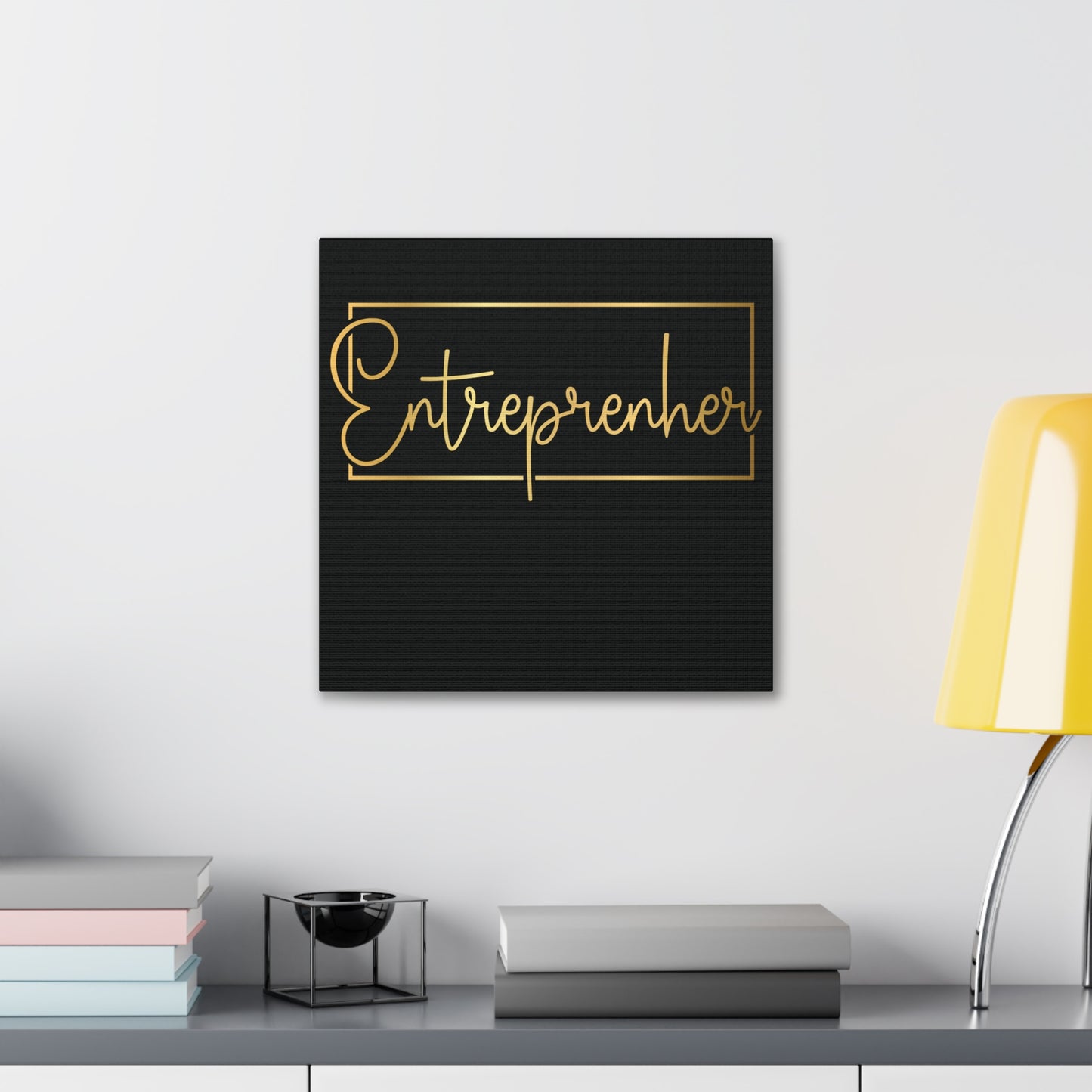 Entrepreneur | Canvas Gallery Wrap | Black Background