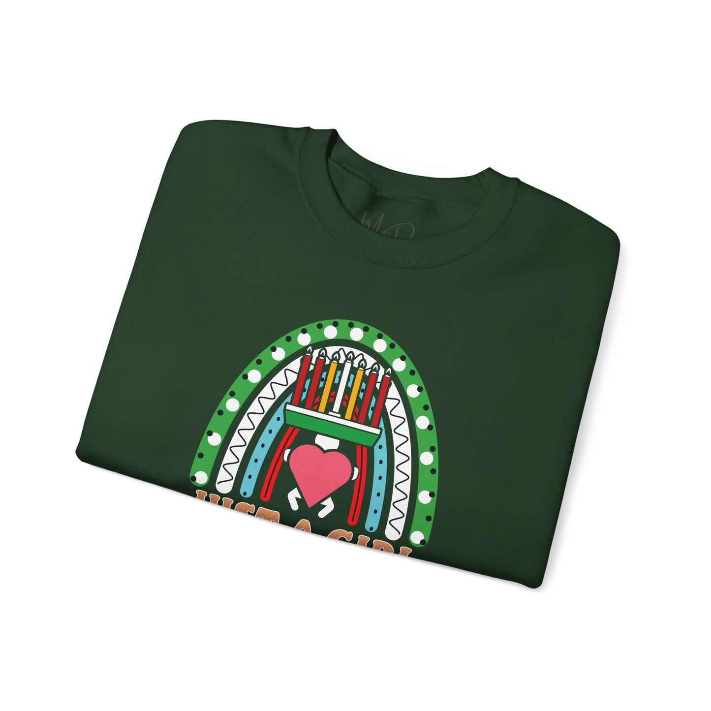 Just A Girl Who Loves Kwanza | Version 1| Crewneck Sweatshirt