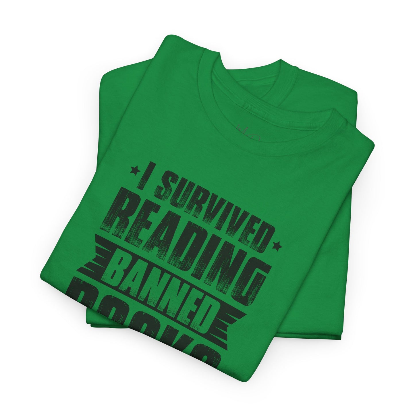 I Survived Reading Banned Books |T-Shirt| Black