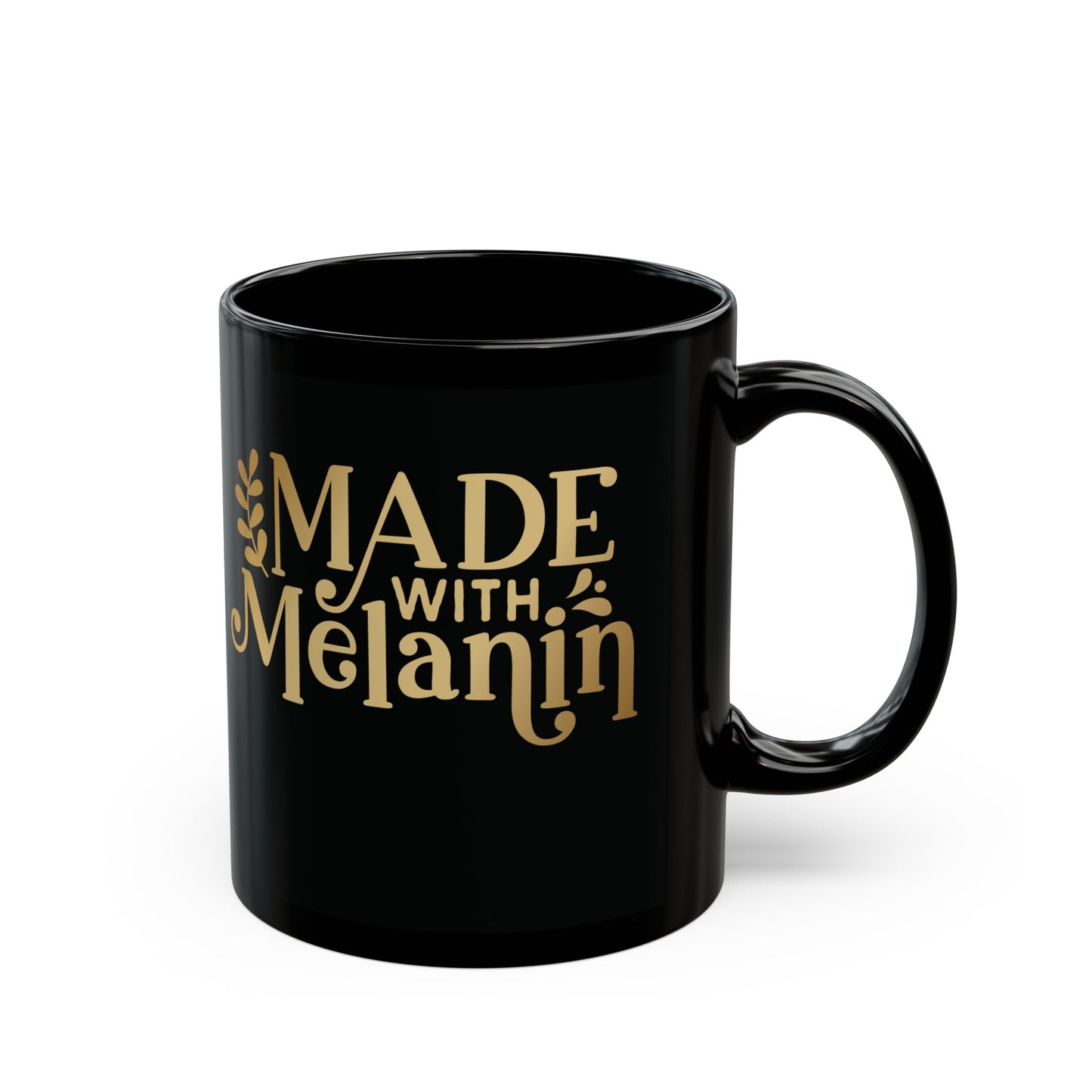 Made With Melanin | 11oz Mug| Black