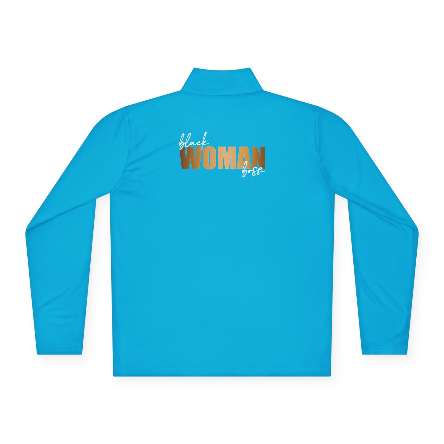Black Women Boss |Quarter Zip Pullover| 2-Sided Print