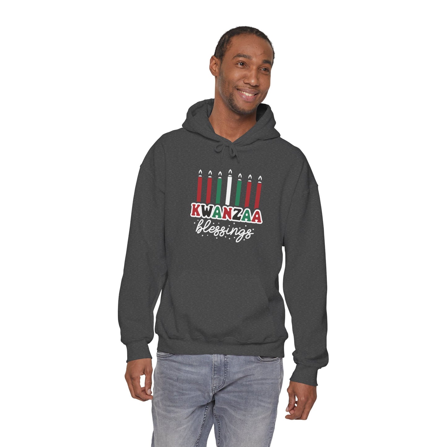 Kwanza Blessings | Version 1|Hooded Sweatshirt