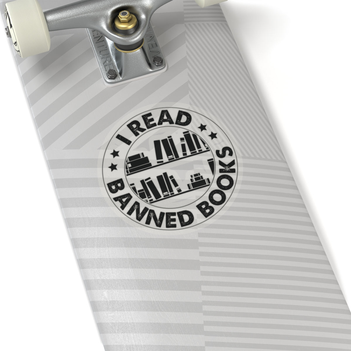 I Read Banned Books | Circle| Kriss-Cut Stickers
