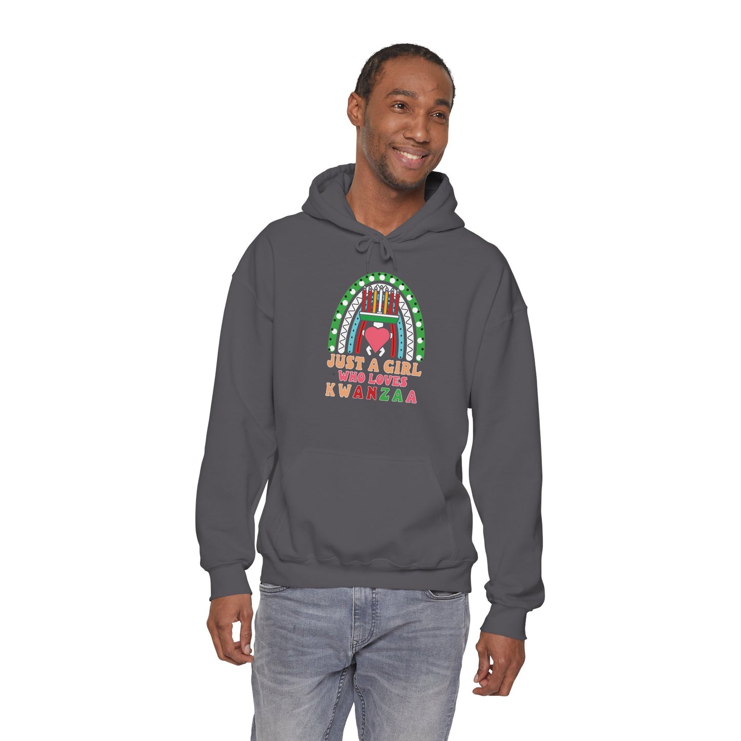Just A Girl Who Loves Kwanza | Version 1| Hooded Sweatshirt