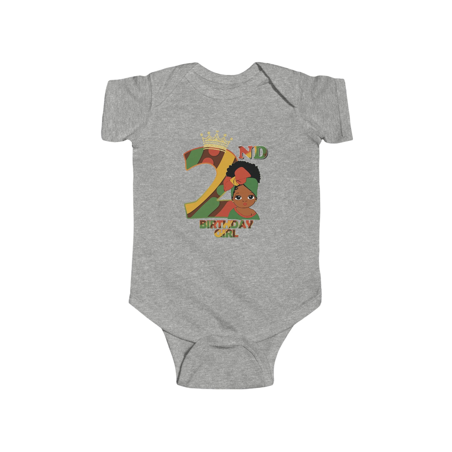 2nd Juneteenth (Solid) Birthday Infant Bodysuit
