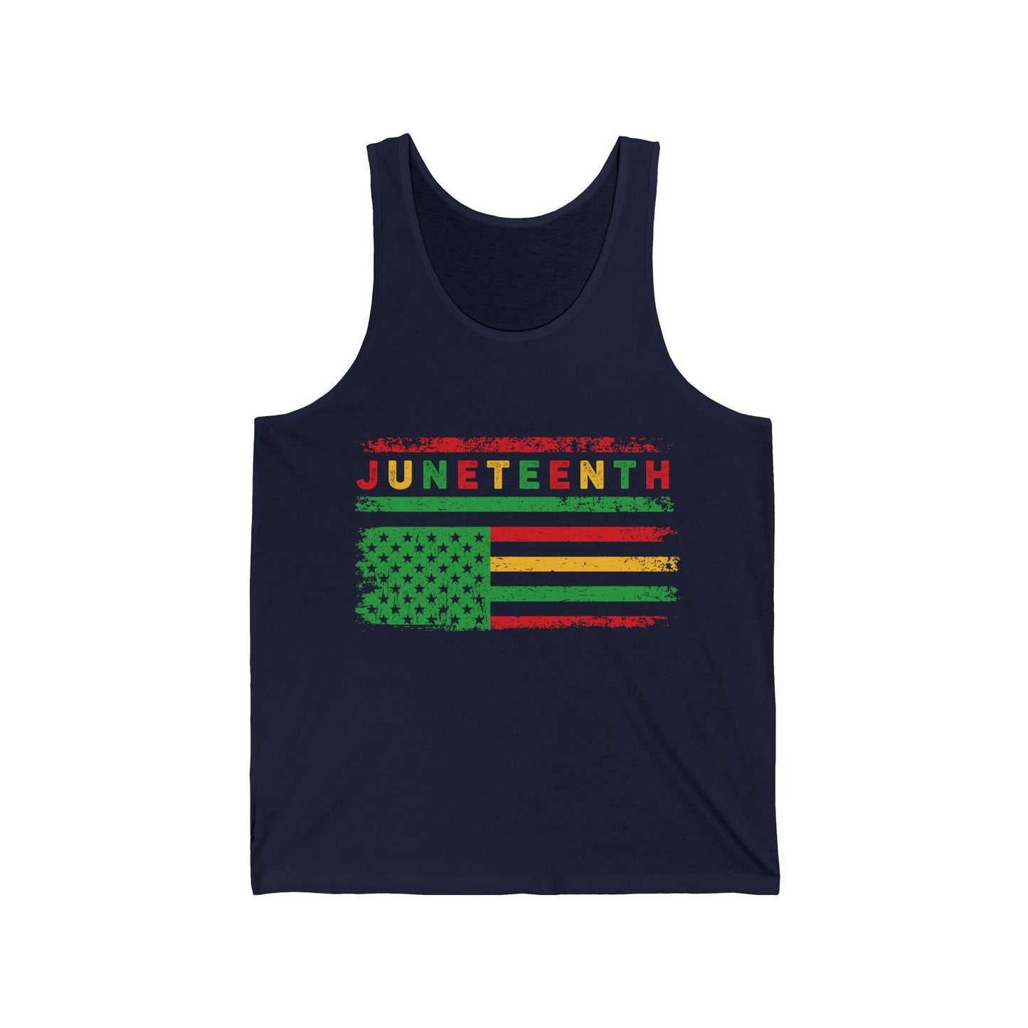 Juneteenth Flag Tank Top Unisex Version 1