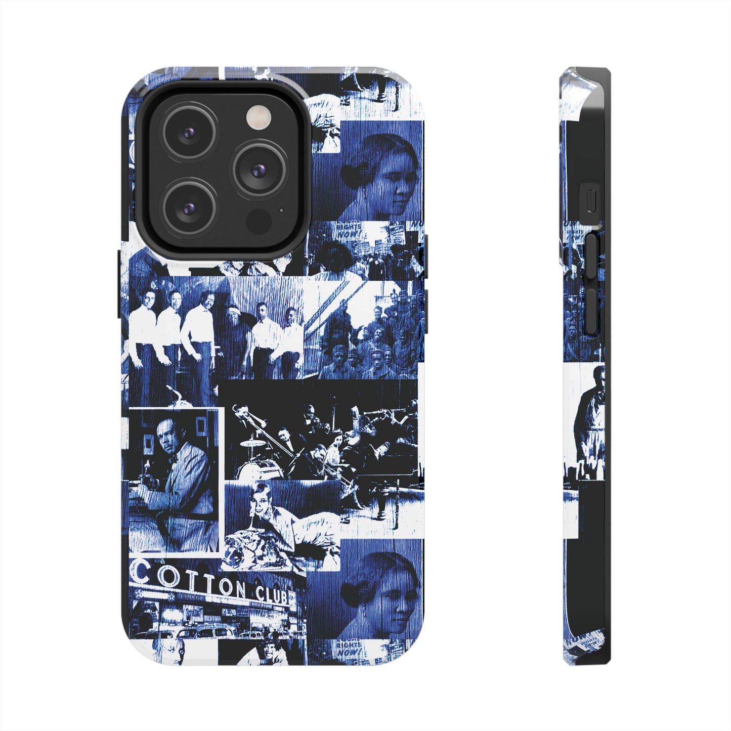 Black History 1920's Greatness (Blue) (Black Version) iIPhone Case