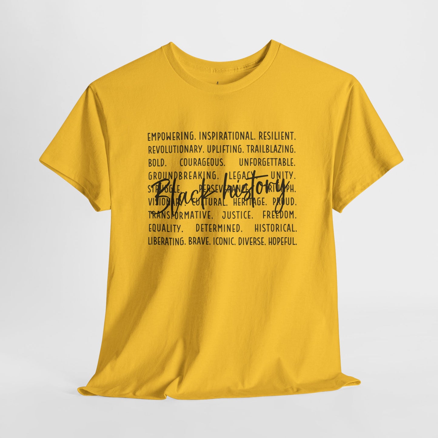 Black History - Empowerment | Black Font | T-Shirt