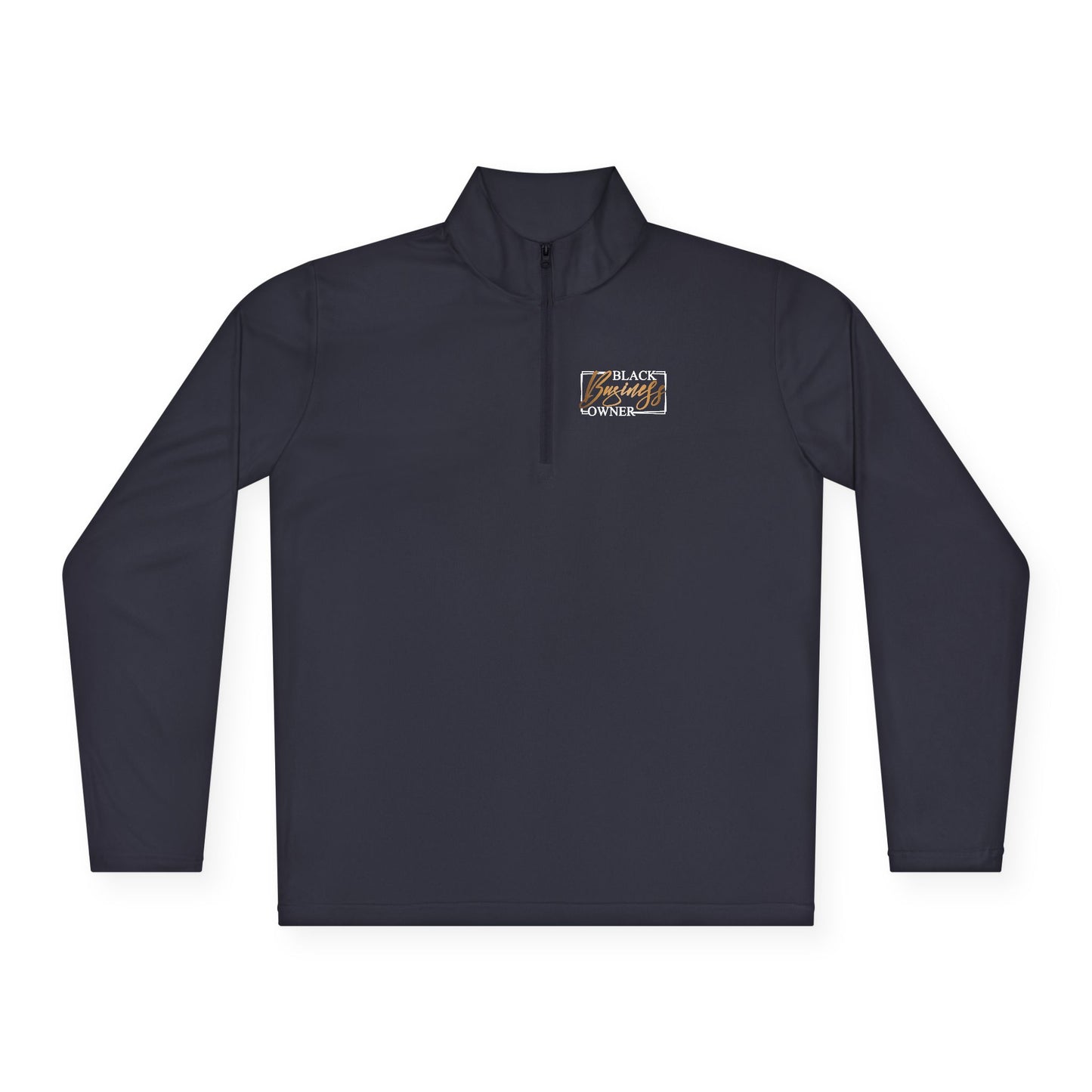 Black Business Owner |Quarter Zip Pullover| 2-Sided Print