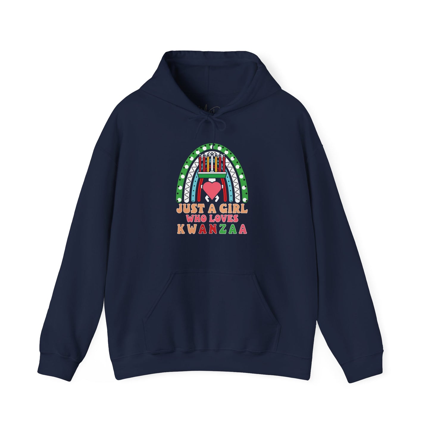 Just A Girl Who Loves Kwanza | Version 1| Hooded Sweatshirt