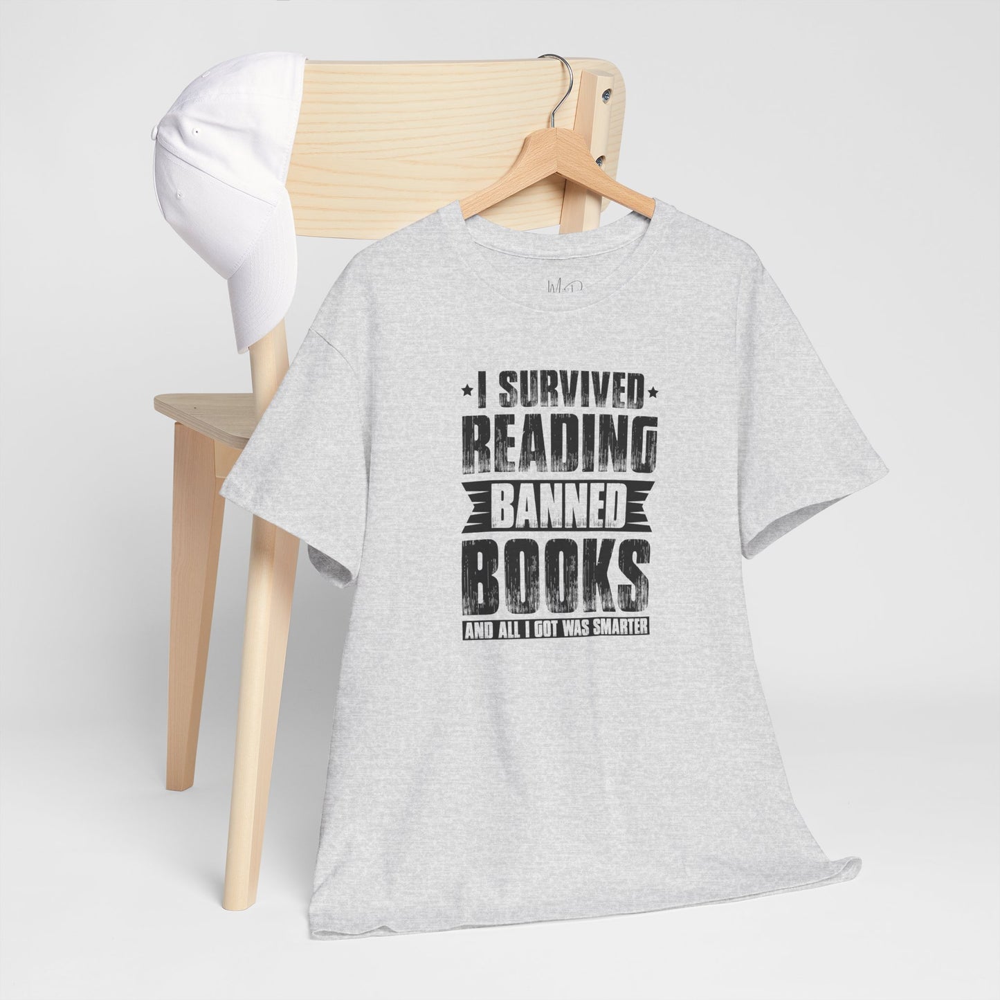 I Survived Reading Banned Books |T-Shirt| Black