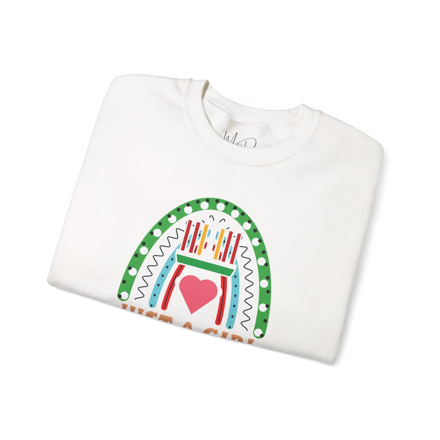 Just A Girl Who Loves Kwanza | Version 1| Crewneck Sweatshirt