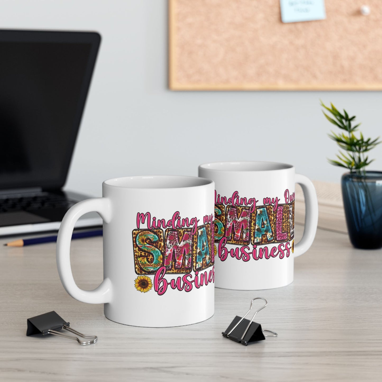 Minding My Black Owned Business | Version 3 | 11oz Mug| Black