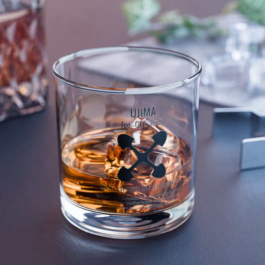 Ujima (Day 3) |Collective Work & Responsibility| 10 oz Rocks Glass