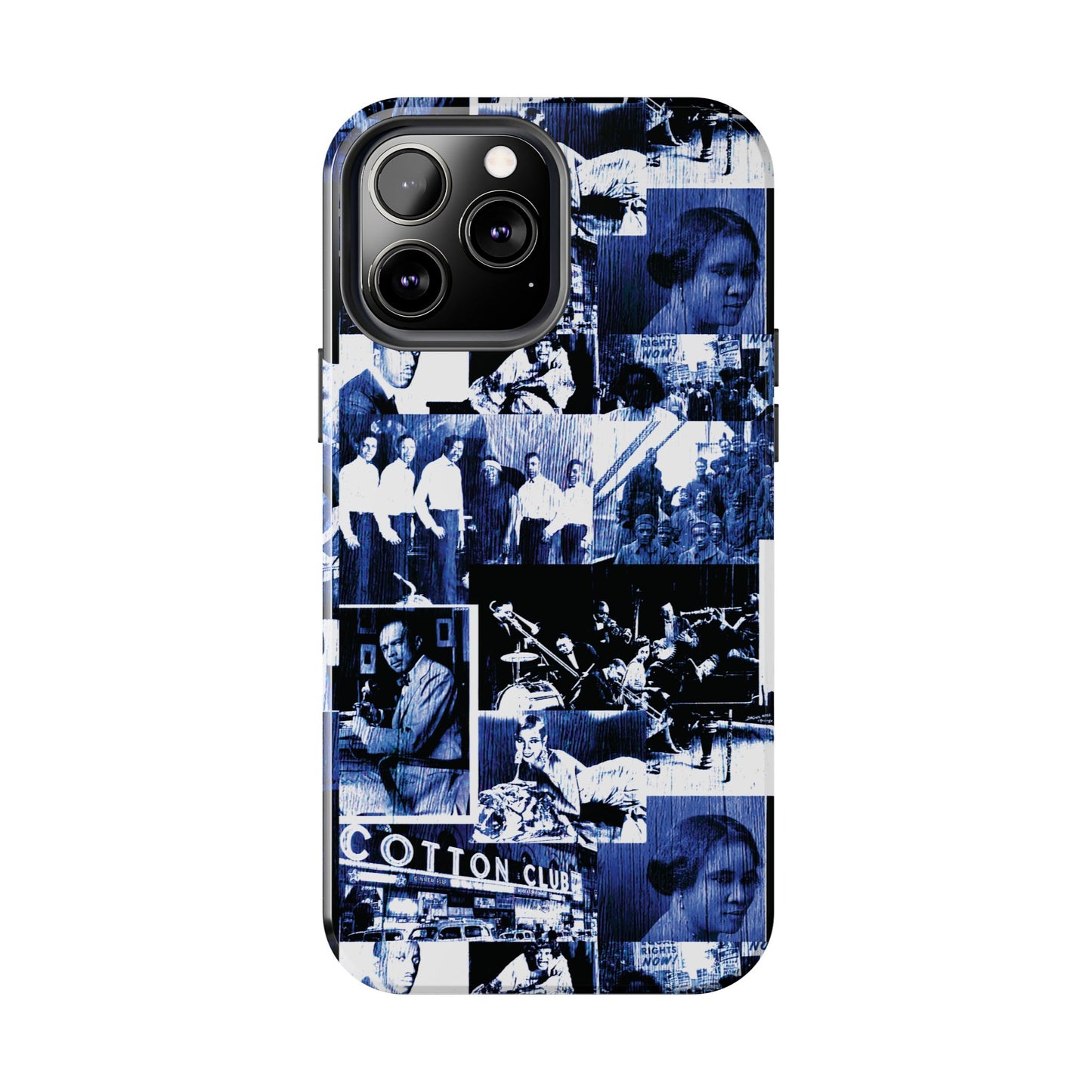 Black History 1920's Greatness (Blue) (Black Version) iIPhone Case
