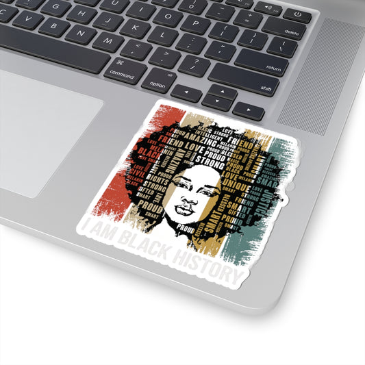 I Am Black History | Kriss-Cut Stickers