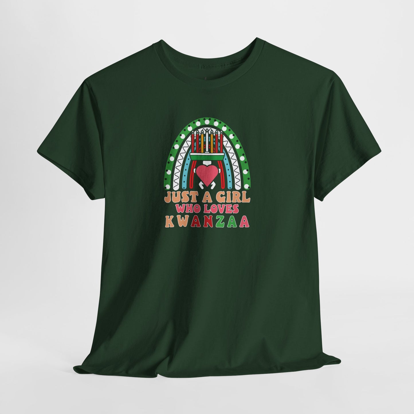 Just A Girl Who Loves Kwanza | Version 1| T-Shirt