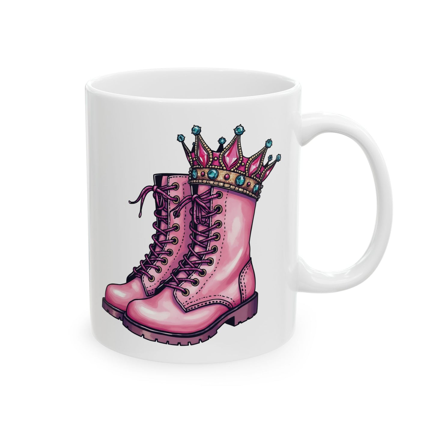Give Cancer The Boot (Version 2) | Coffee & Tea Mug | 2-Sided Print| 11 Oz