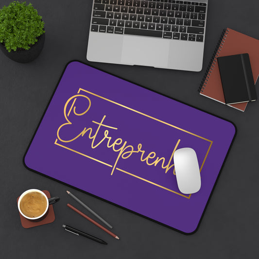 Entrepreneur | Desk Mat | Purple