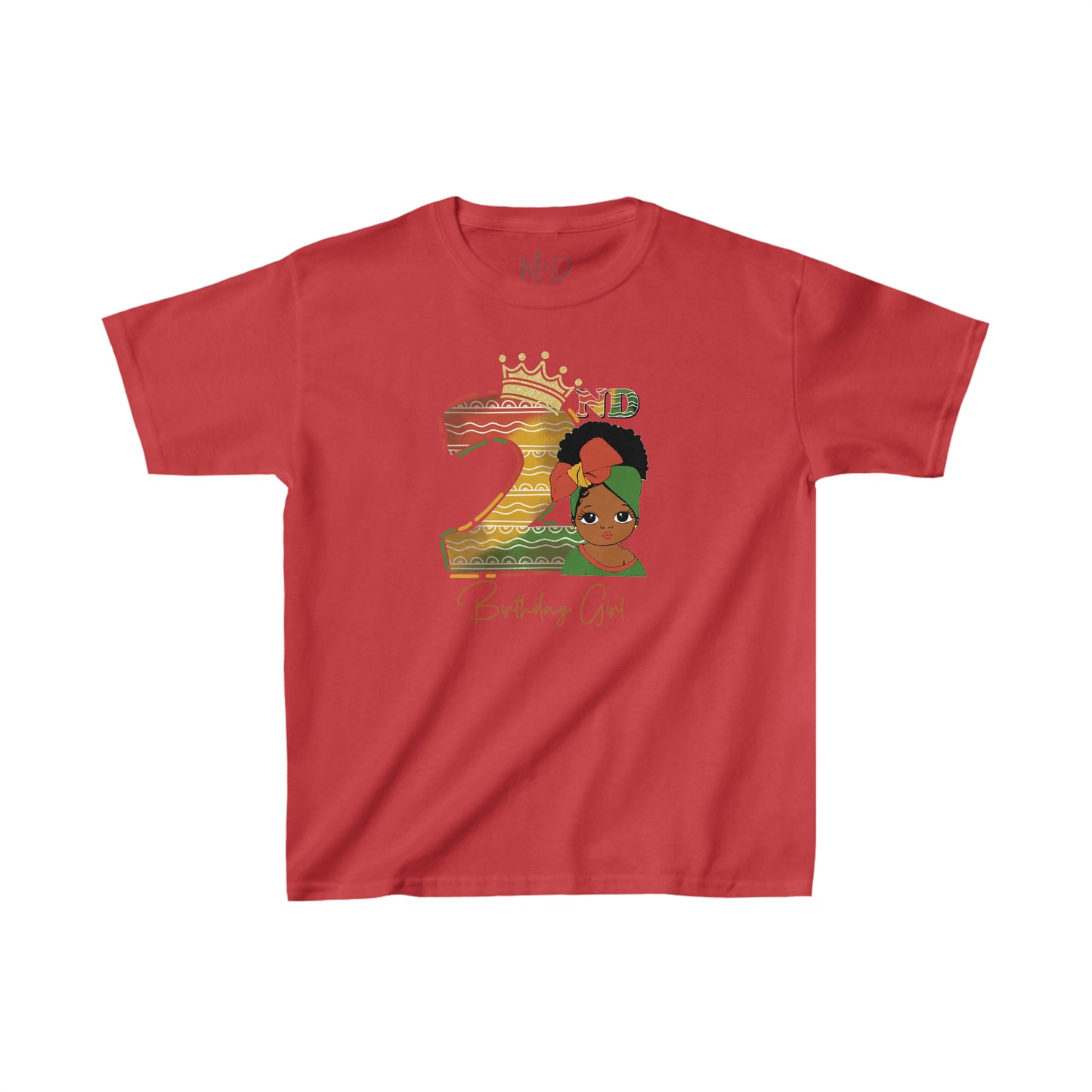 2nd Princess Birthday Girl Juneteenth T-Shirt